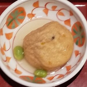 煮干と椎茸だしでぷちがんもの含め煮